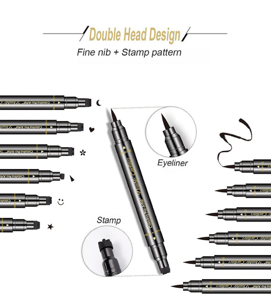 SUMEITANG close-up of double-ended pen tips demonstrating precise liner and stamp capability