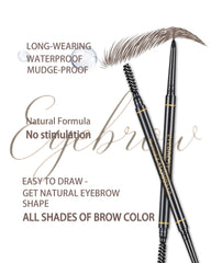 SUMEITANG dual-ended pencil with spoolie for blending and natural finish