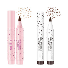 SUMEITANG freckle pen front view showing dual colors and compact design benefit: portable touch-ups