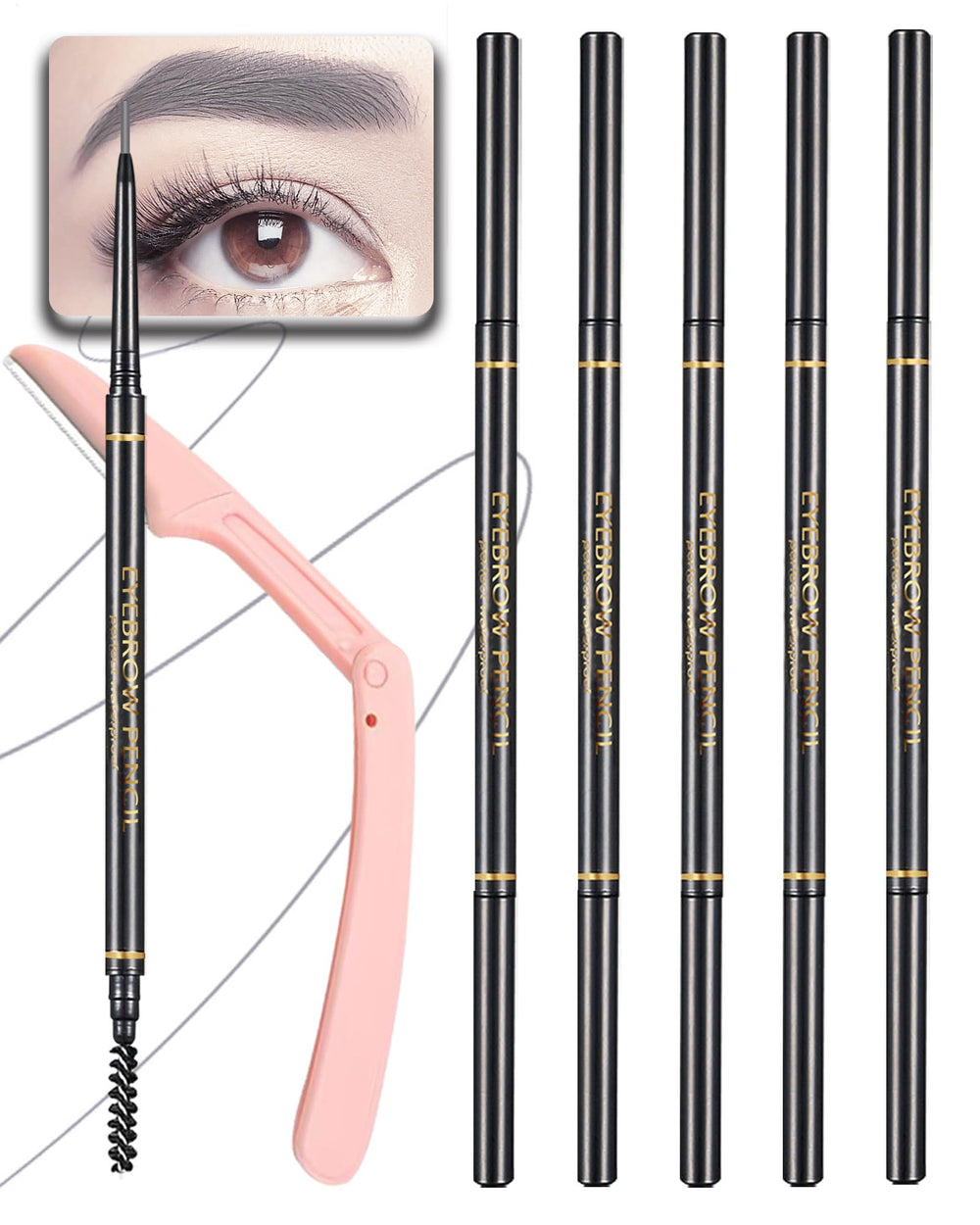 SUMEITANG front packaging showing six pencils and a razor, perfect kit convenience