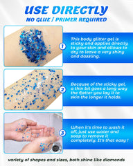 SUMEITANG glitter accent at hairline and eyebrow showcasing creative styling options