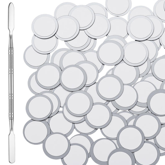 Sumind front packaging showing 100 metal stickers and depotting tool for easy organization