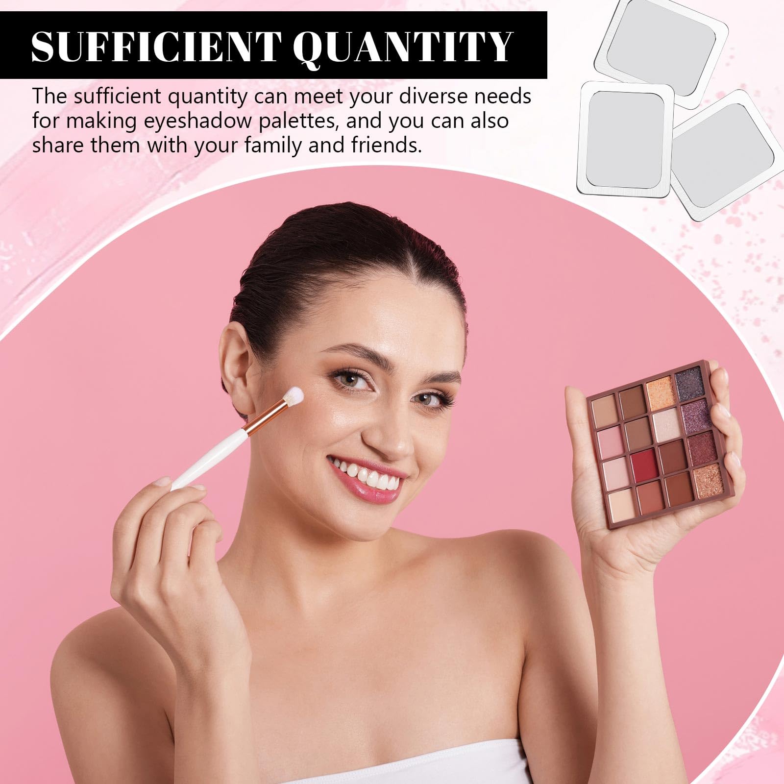 Sumind custom magnetic palettes in use for travel and professional kits