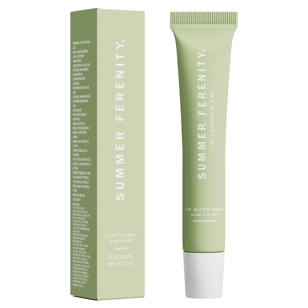 Summer Ferenity front packaging showing sweet mint tint and portable size, conveys hydration benefit