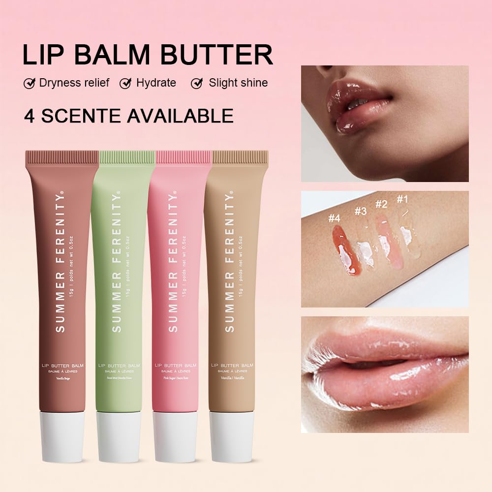Summer Ferenity applied sheer tint on lips for natural-enhancing color benefit
