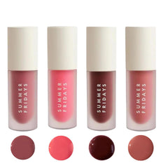 Summer Fridays front packaging showing the full Dream Lip Oil Set with high-shine appeal