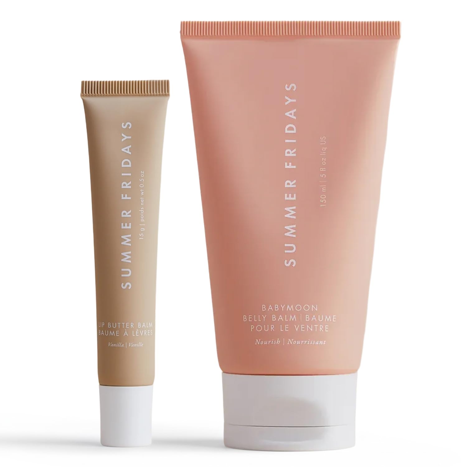 Summer Fridays front packaging showing the gift-ready hydrating duo benefit