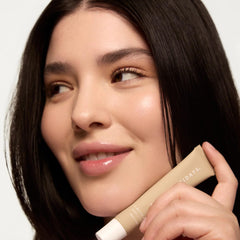 Summer Fridays Vanilla Lip Butter close-up showing creamy texture and softening effect