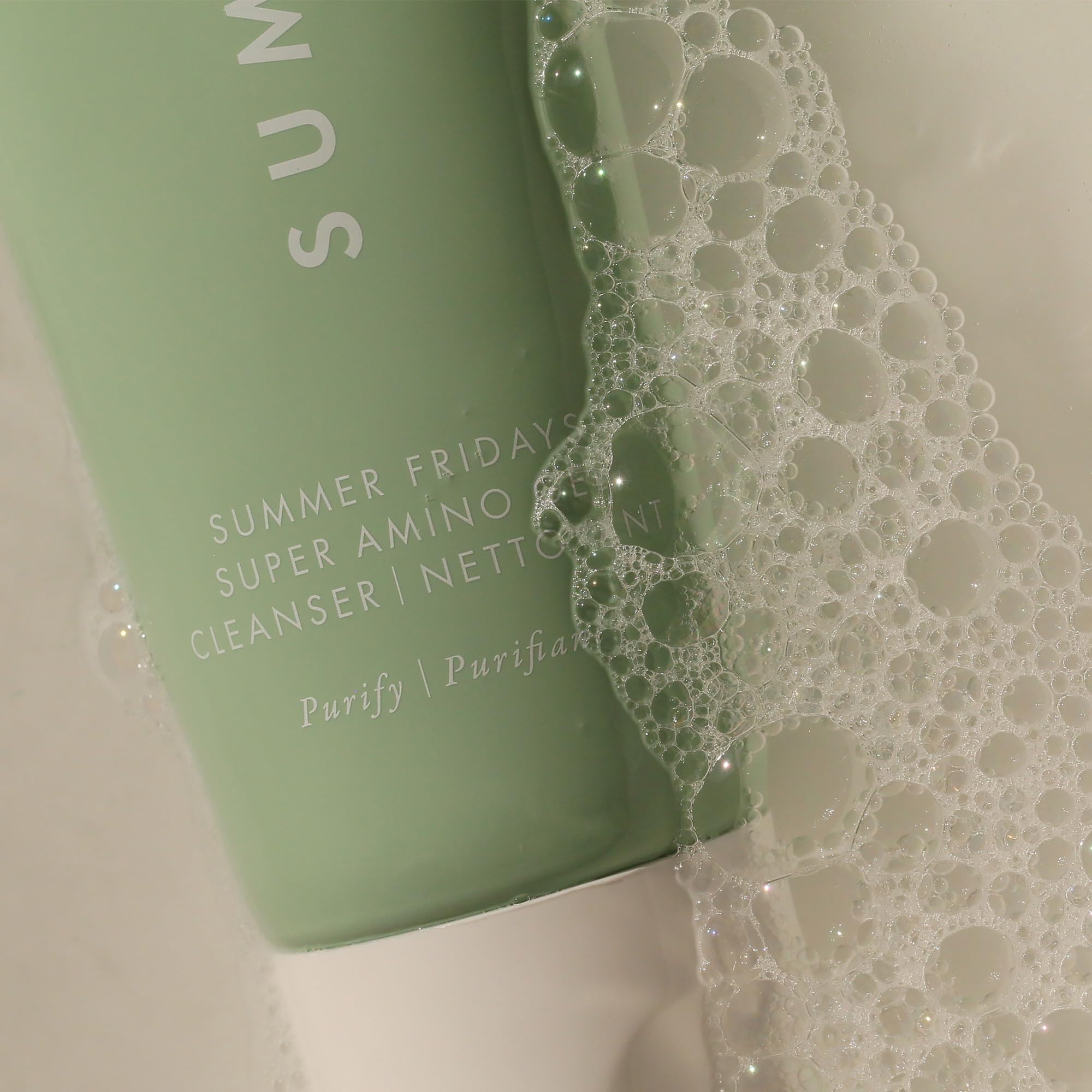 Summer Fridays Maris Sal minerals display emphasizing calming and radiant-skin benefit