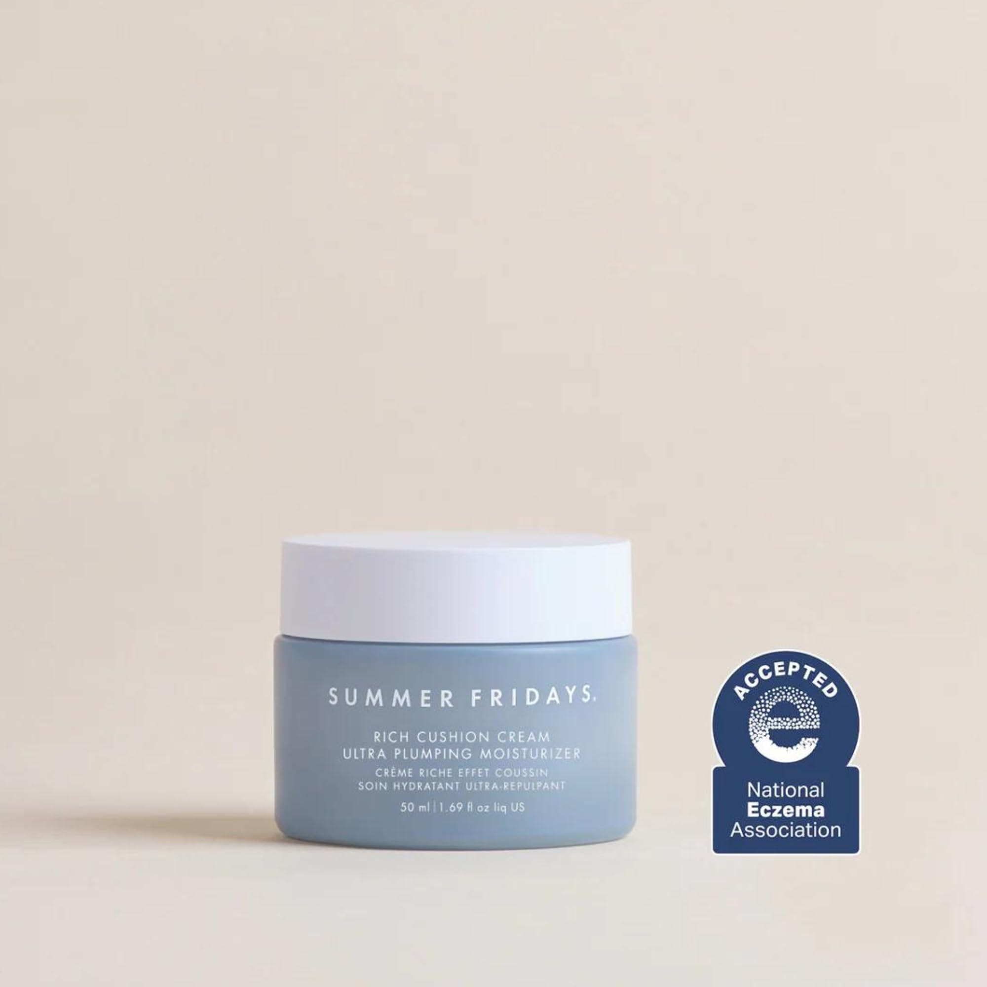 Summer Fridays open jar close-up highlighting rich creamy texture and hydration