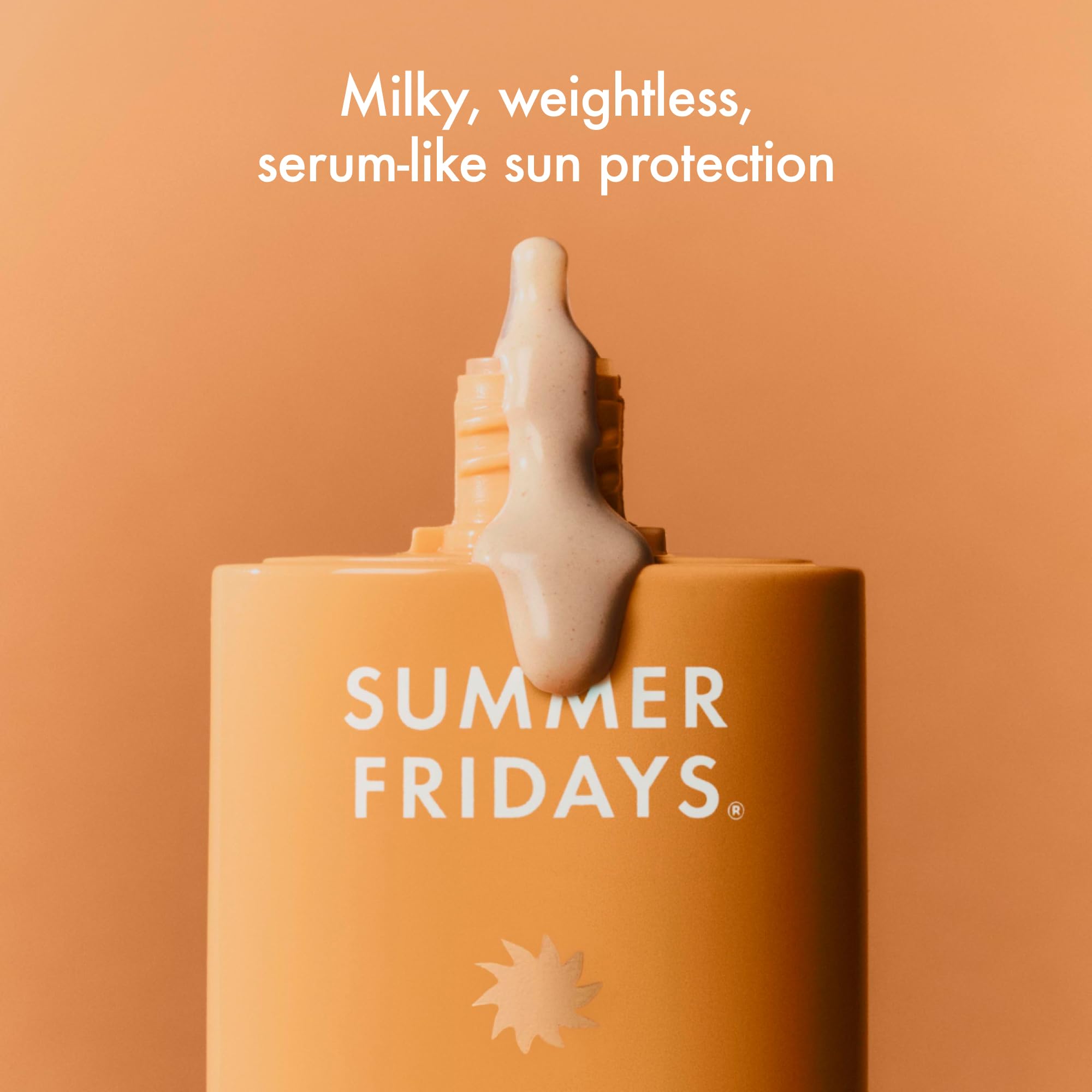 Summer Fridays close-up of the milky texture highlighting hydrating, blendable finish