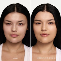 Summer Fridays texture swipe showing dewy finish and smooth coverage