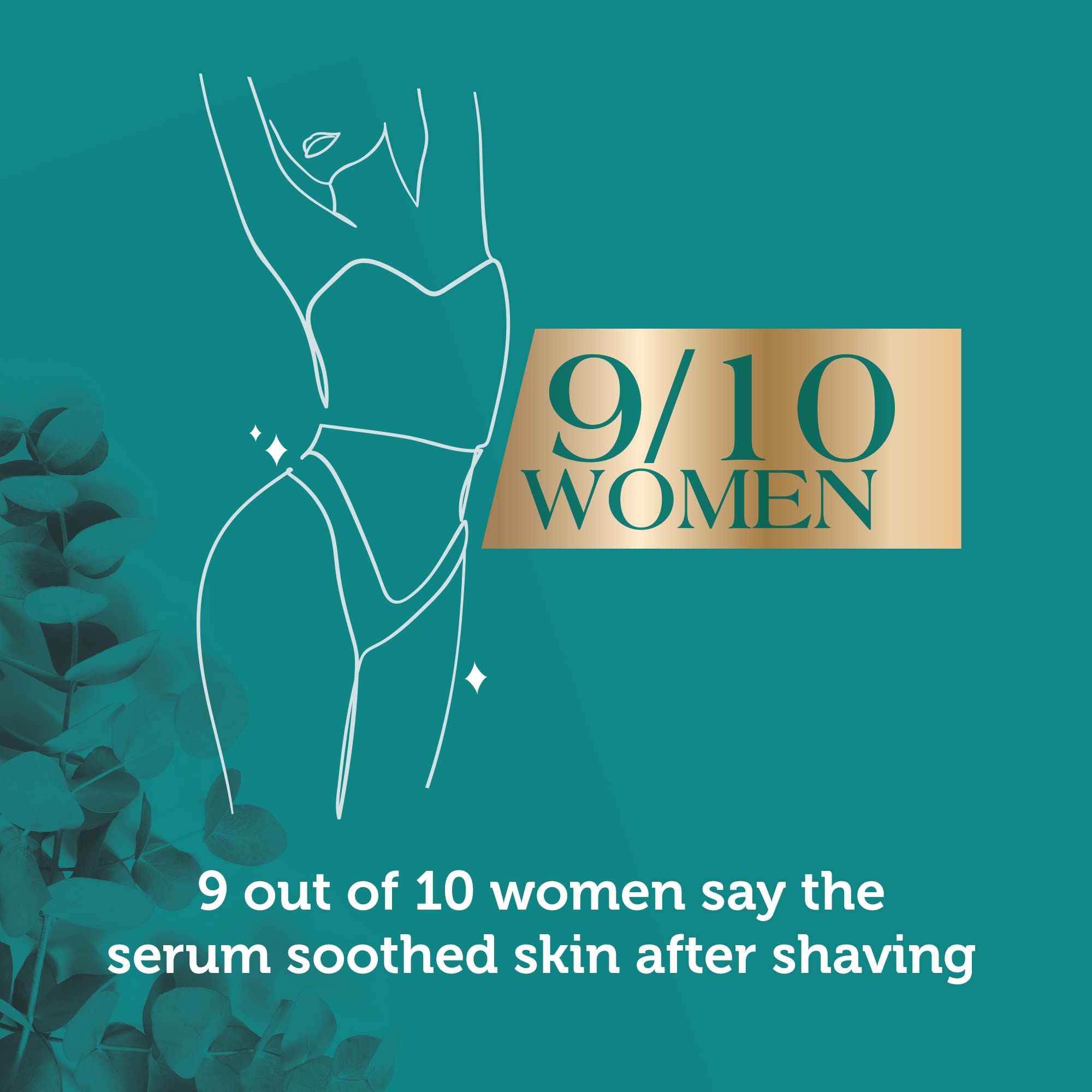 Summer's Eve applying serum in hand to show easy spreadability and immediate comfort