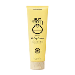 Sun Bum front packaging of air dry cream showcasing product and benefit of frizz control