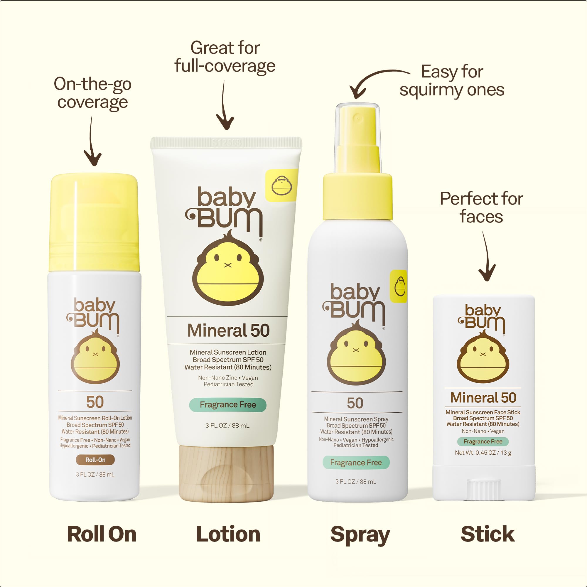 Sun Bum close-up creamy texture demonstrating easy blend and non-greasy finish