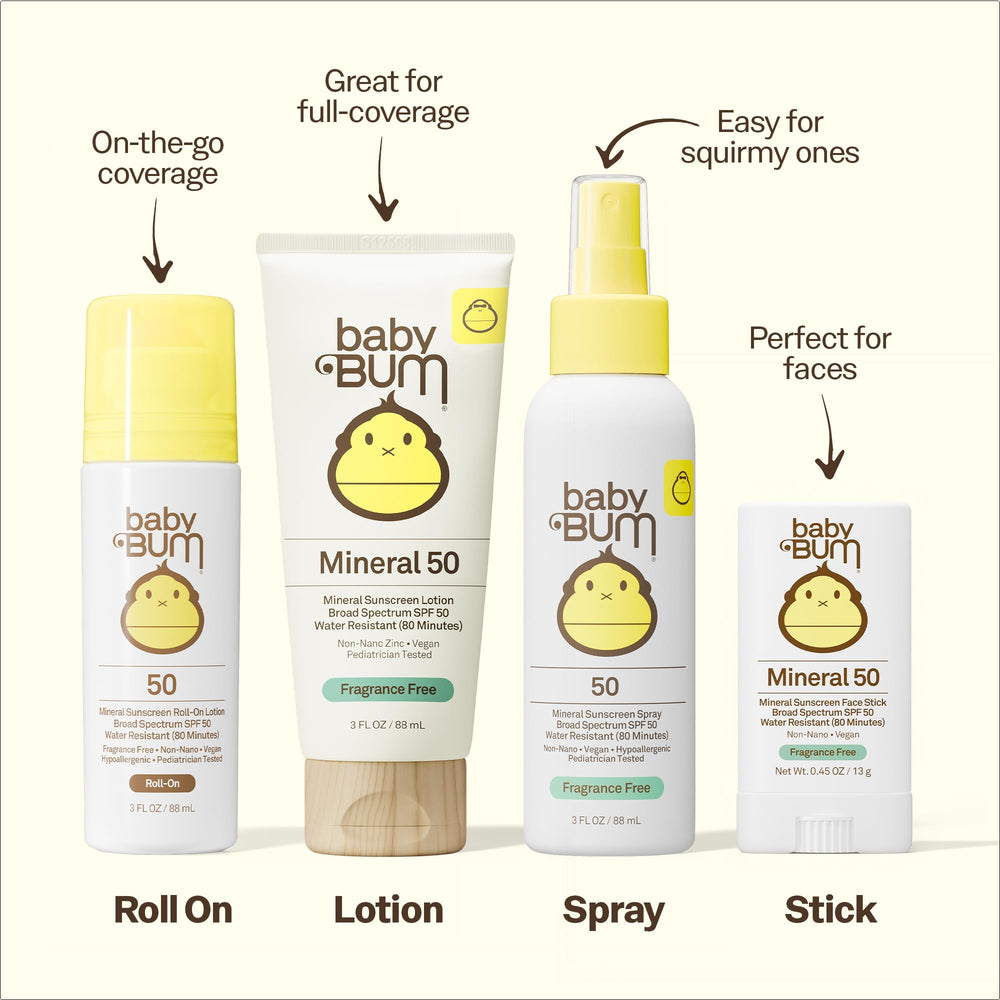 Sun Bum close-up creamy texture demonstrating easy blend and non-greasy finish