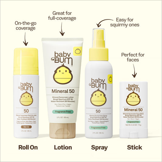 Sun Bum close-up creamy texture demonstrating easy blend and non-greasy finish