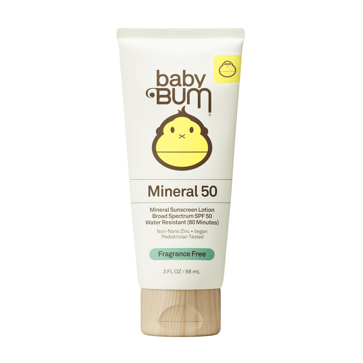 Sun Bum front packaging travel 3 oz tube showing label and SPF 50 protection