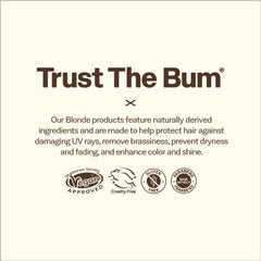 Sun Bum conditioner creamy purple pour texture highlighting moisturizing consistency