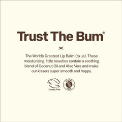 Sun Bum cocobalm texture close-up displaying smooth balm surface and coconut oil sheen for hydrated lips