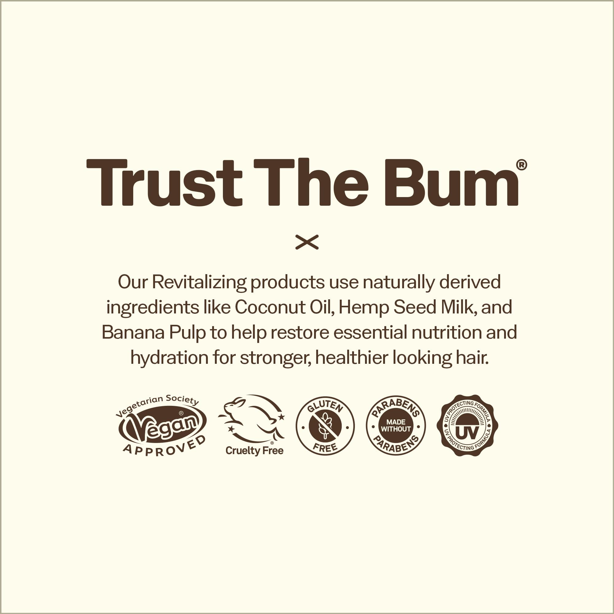 Sun Bum label close-up displaying ingredients and vegan claim for reassurance