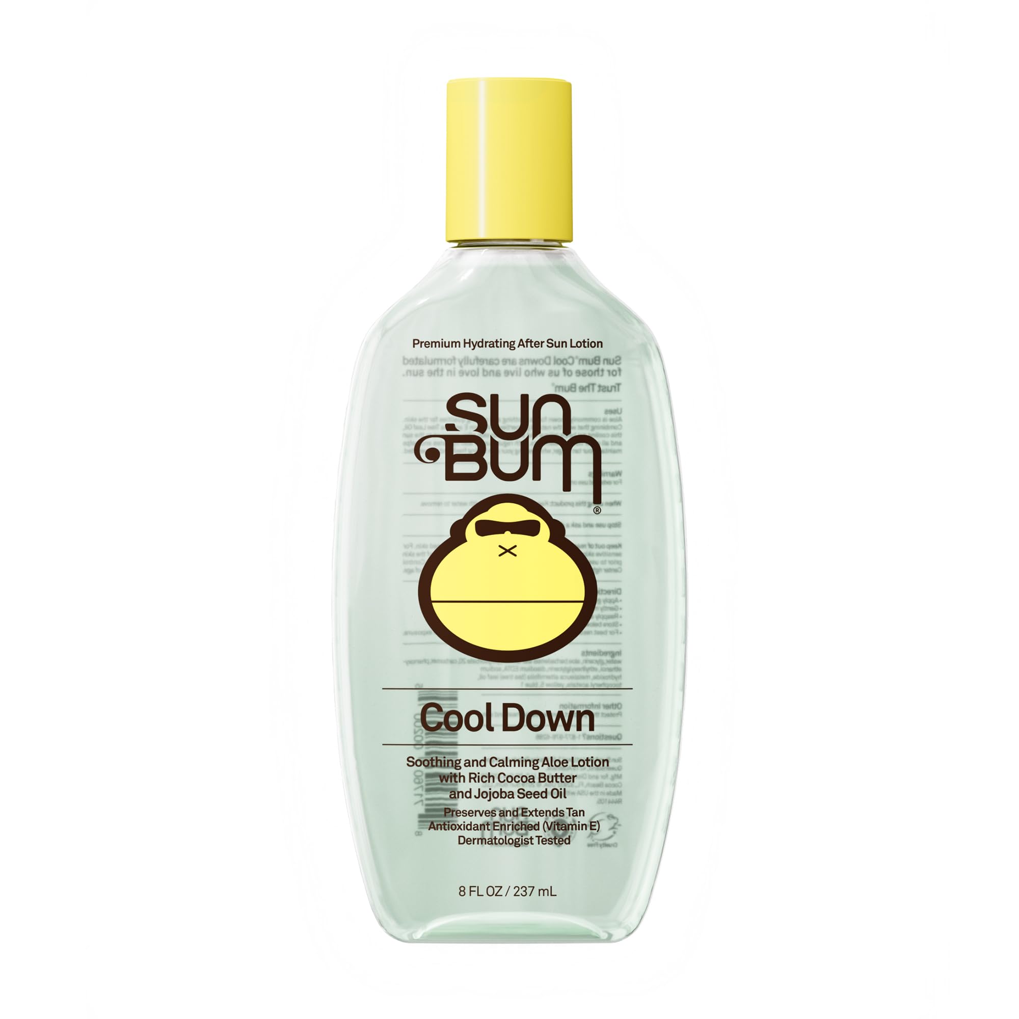 Sun Bum Cool Down front tube showing label and size for easy identification and quick use