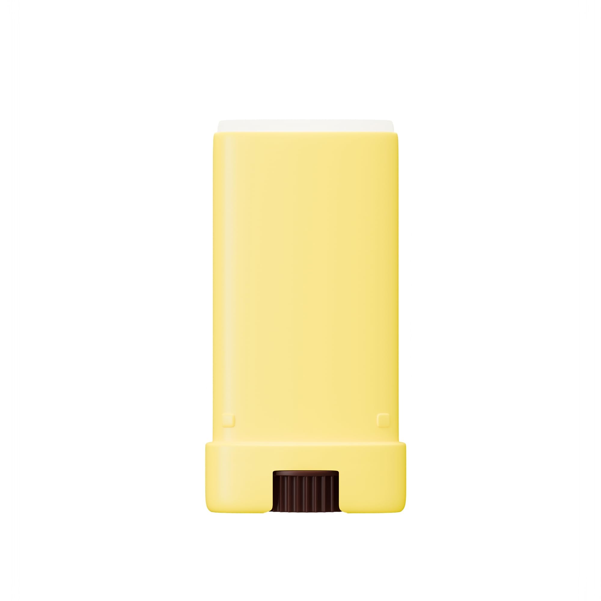 Sun Bum face stick beside common items showing compact travel size