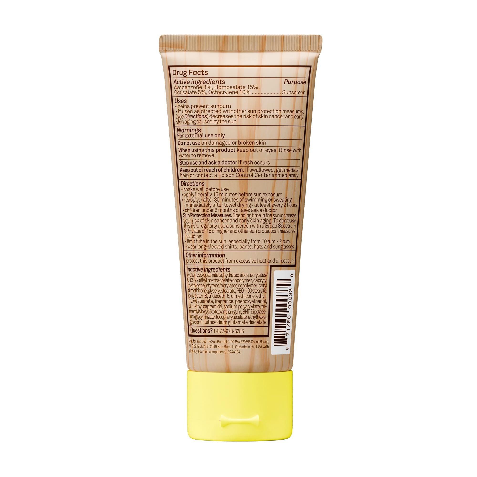 Sun Bum applied on arm at beach illustrating sun protection during outdoor activities