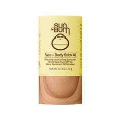 Sun Bum stick front packaging showing SPF 40 portability and travel benefit