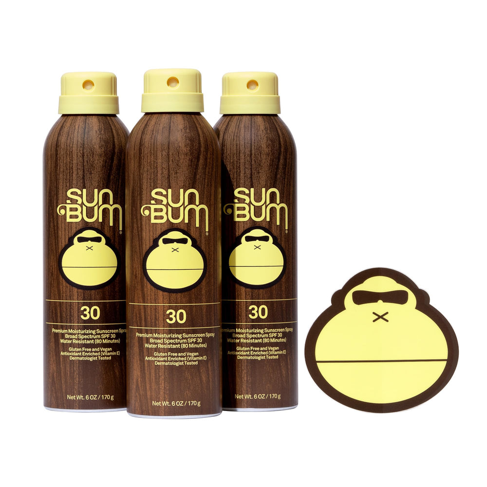 Sun Bum front packaging showcasing SPF 30 and vegan benefits