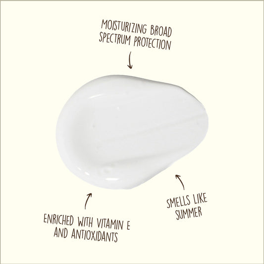 Sun Bum close-up of lotion texture for fast absorption benefit