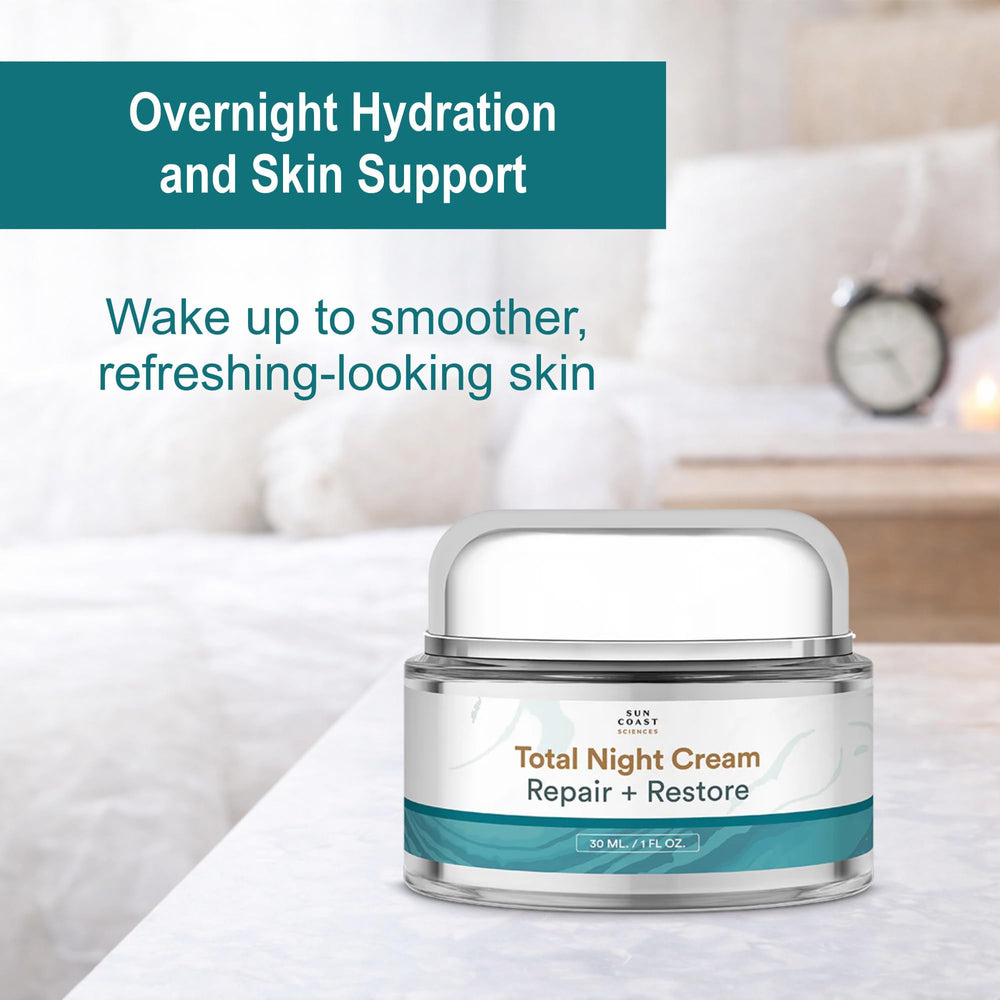 SUN COAST SCIENCES cream on hand demonstrating smooth application and hydration