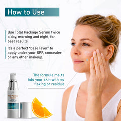 Sun Coast Sciences back label showing usage directions and claims
