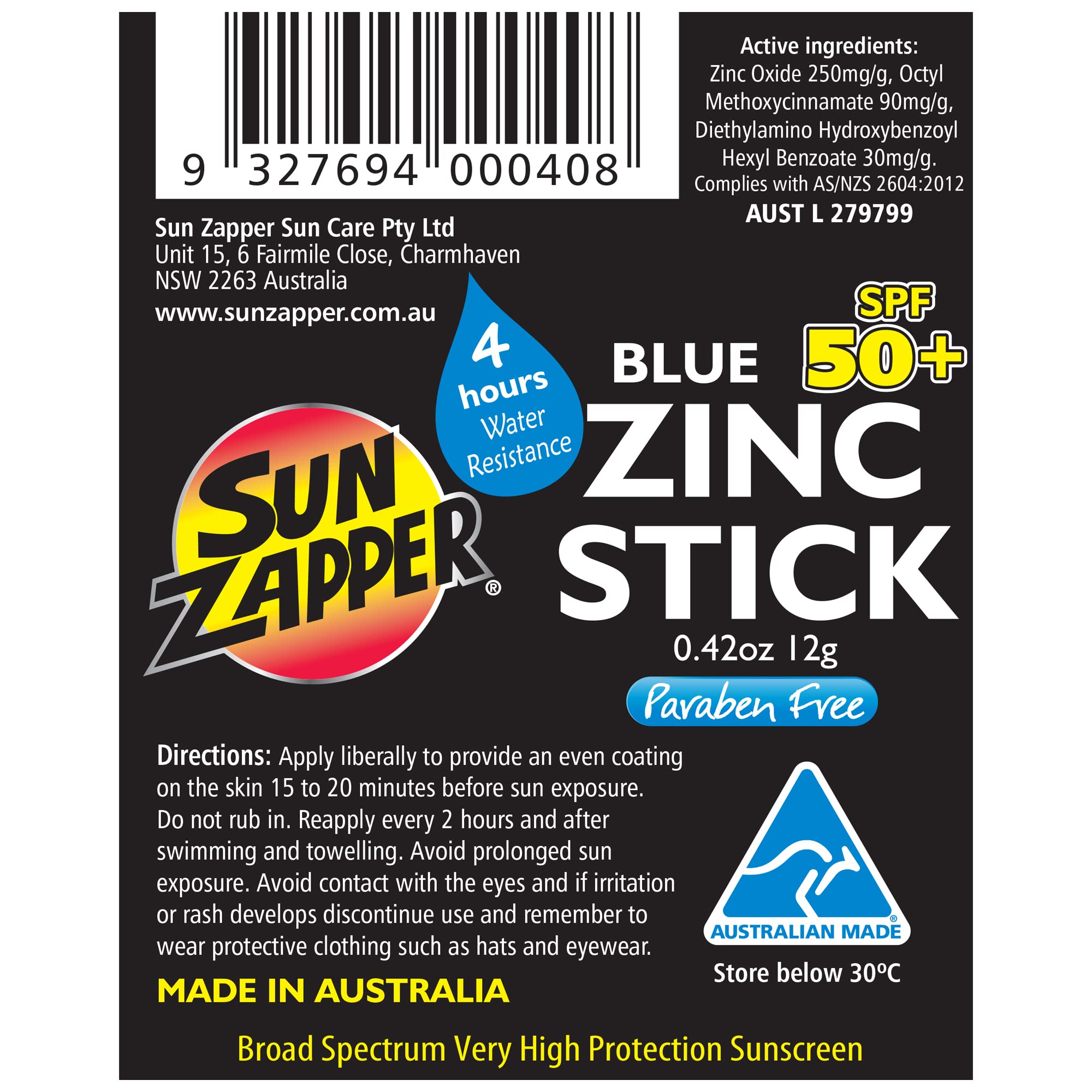 Family at the beach using Sun Zapper stick showing quick coverage for active days