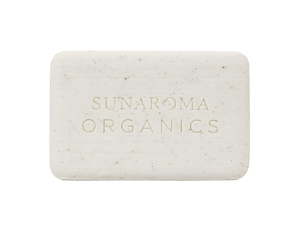 SUNAROMA close-up of soap texture revealing creamy shea butter benefits