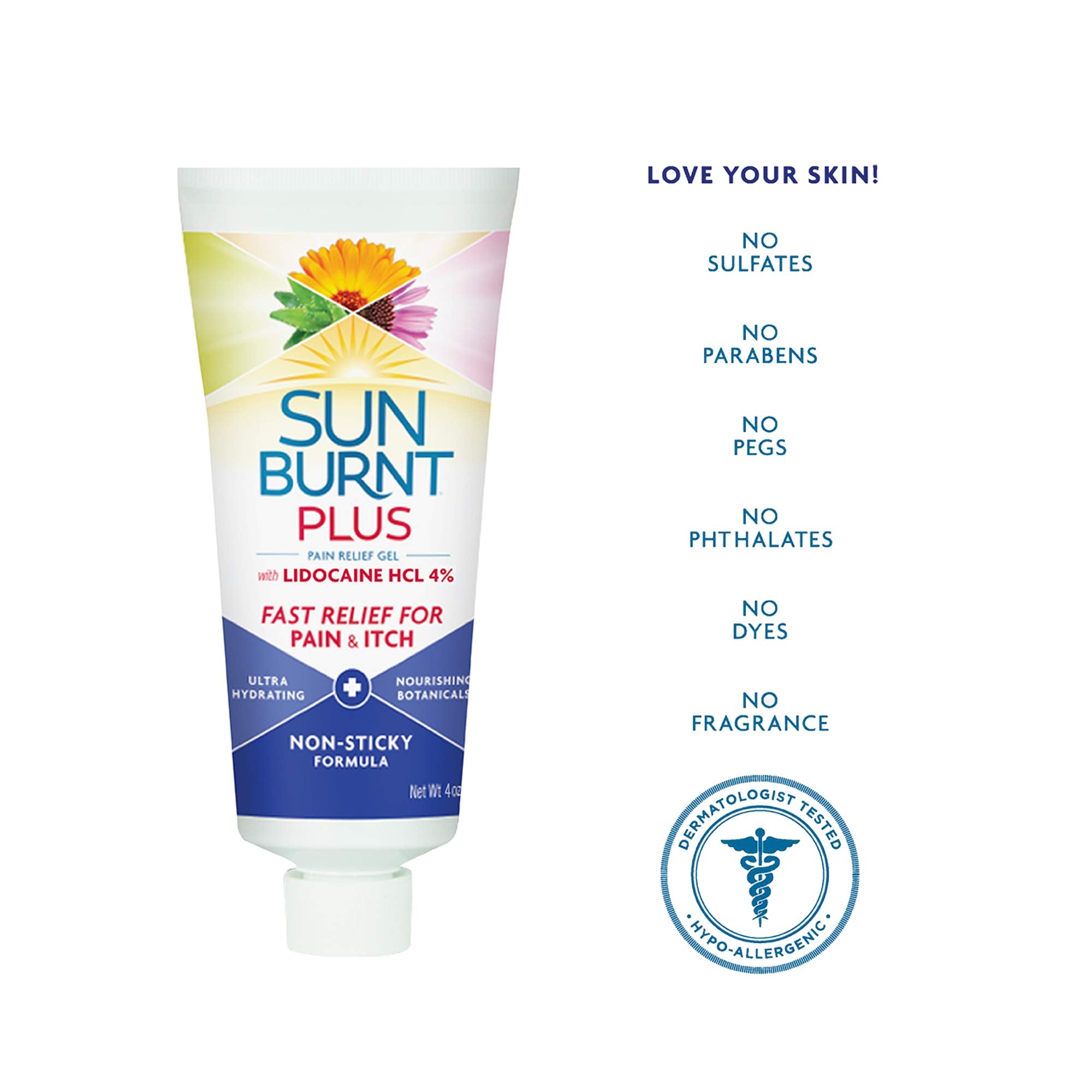 Sunburnt brand 4 oz jar next to a coin to show compact travel size