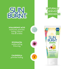 Sunburnt next to travel items for size comparison and beach-ready convenience
