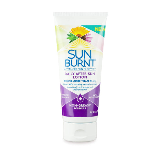 Sunburnt close-up of lotion texture demonstrating fast absorption benefit