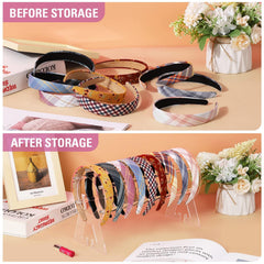 Suneerplay headband holder side profile highlighting slim footprint and space-saving benefit