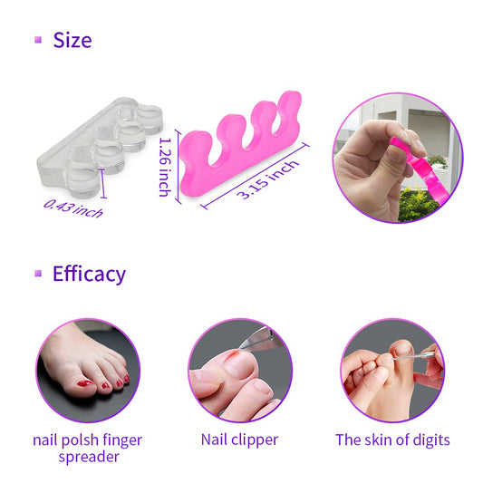 SUNFATT close-up of gel texture highlighting soft cushion for gentle toe contact