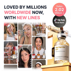 SUNGBOON EDITOR copper peptide ampoule texture demonstrating silky absorption