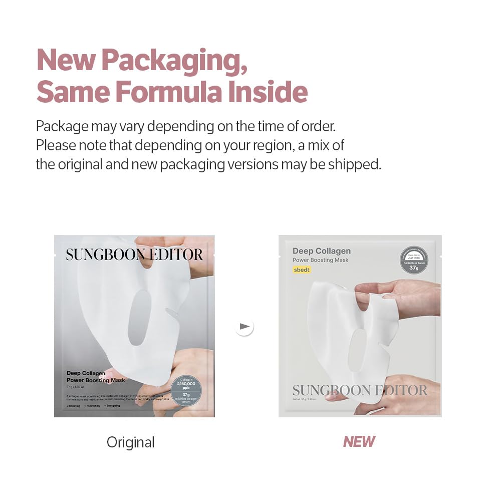 SUNGBOON EDITOR single sealed hydrogel sheet pouch highlighting easy use