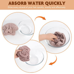 SUNLAND cap used during hair mask application showing product containment benefit