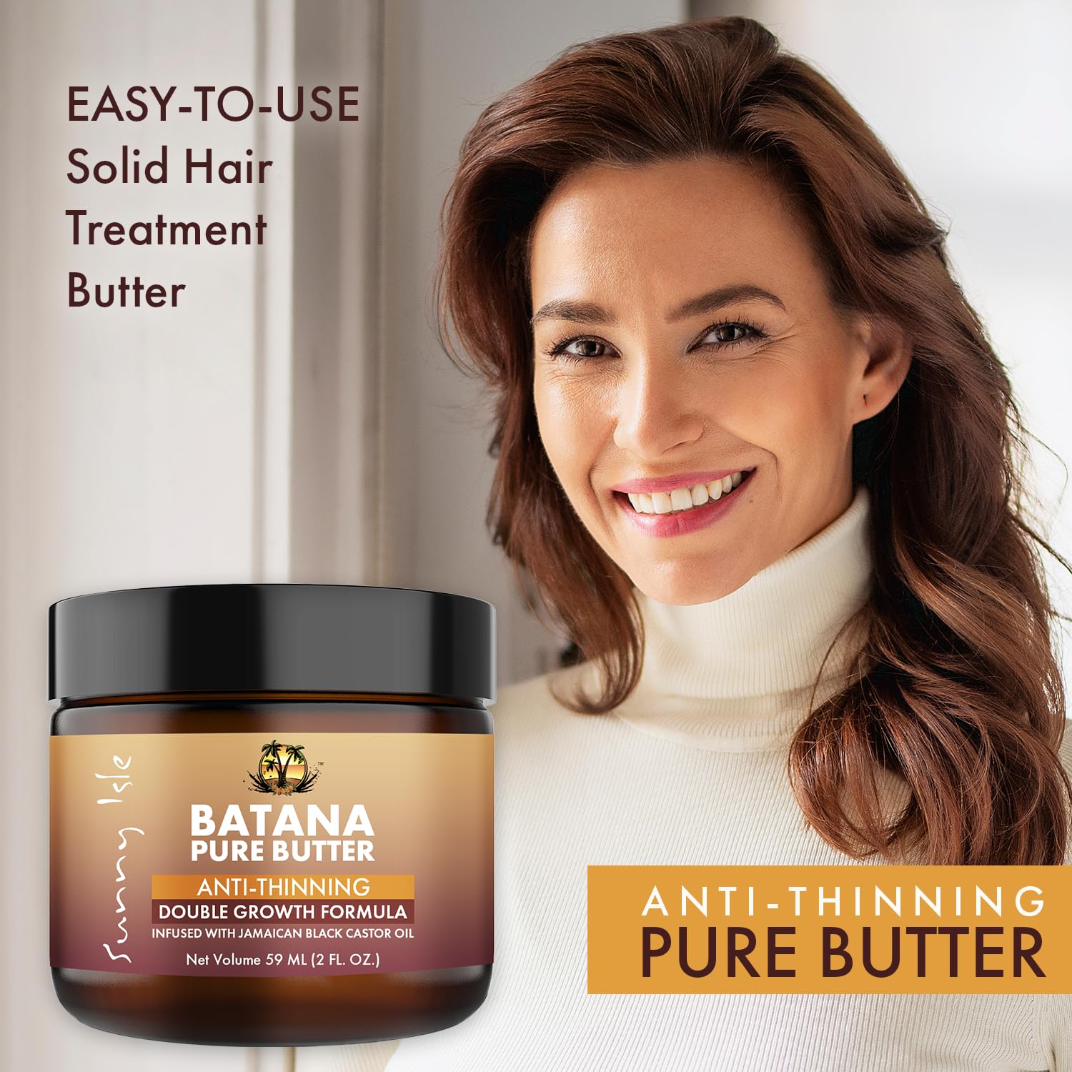 Sunny Isle applied to ends close-up reducing split ends and breakage