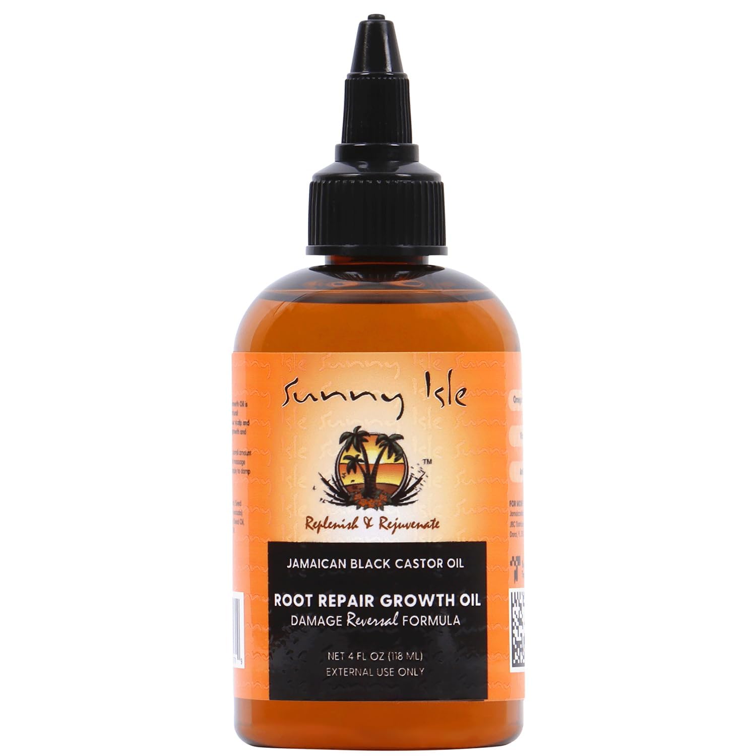 Sunny Isle front packaging 4 oz showing brand and product clarity benefits