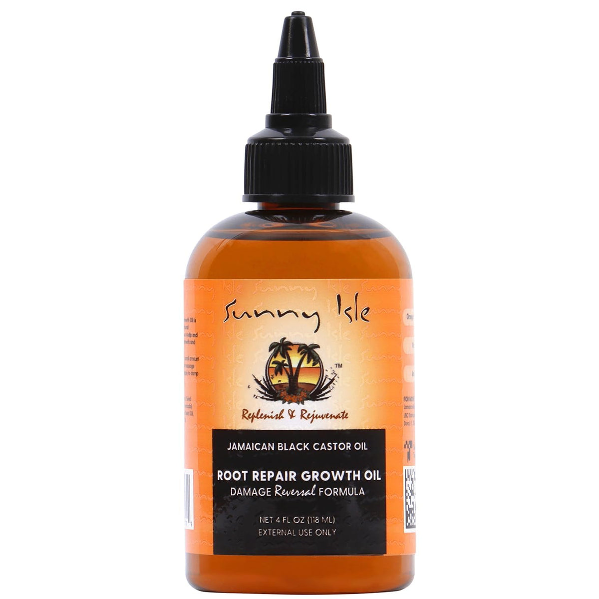 Sunny Isle front packaging 4 oz showing brand and product clarity benefits