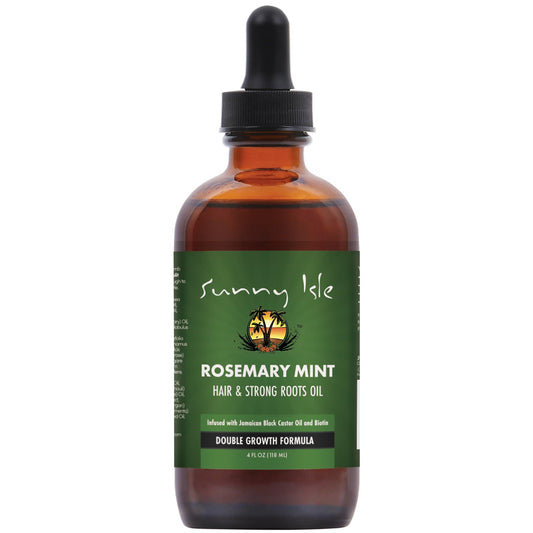 Sunny Isle front packaging showing 4oz bottle and product benefits
