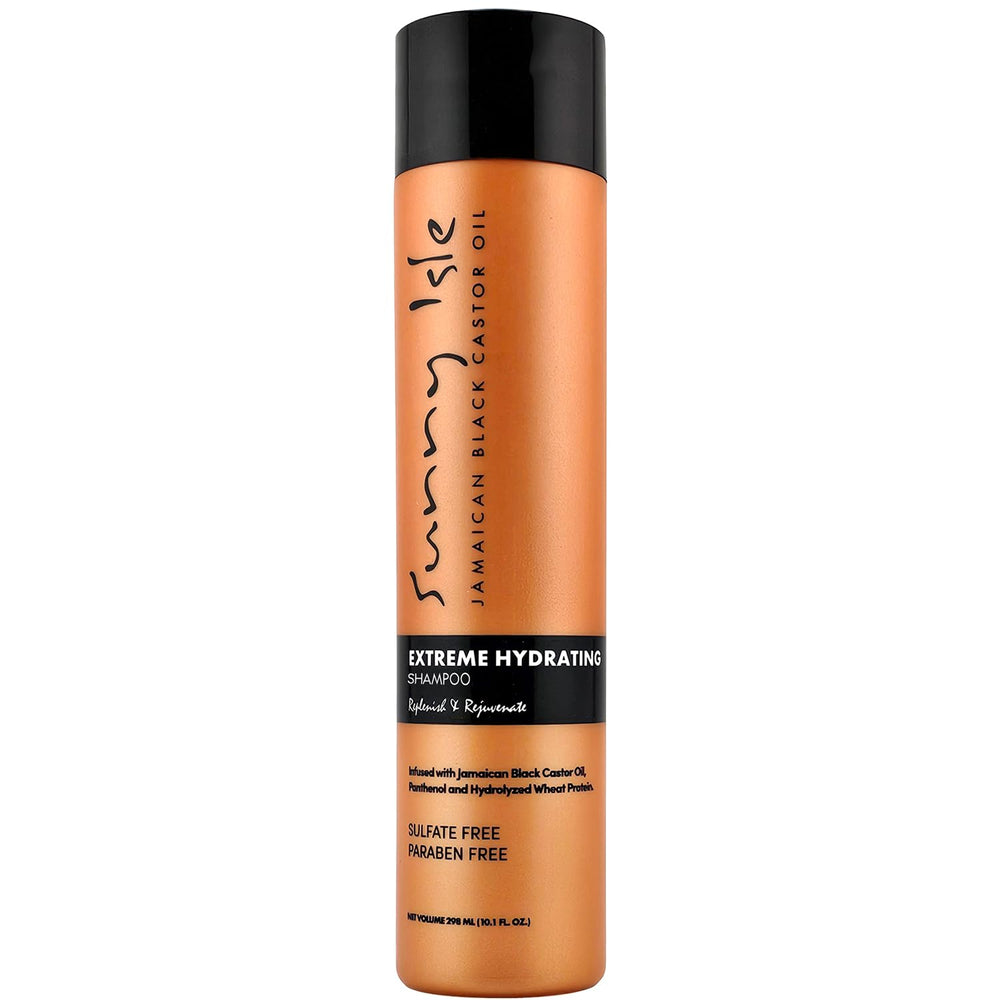 Sunny Isle front packaging showing bottle and vibrant orange label benefit hydration