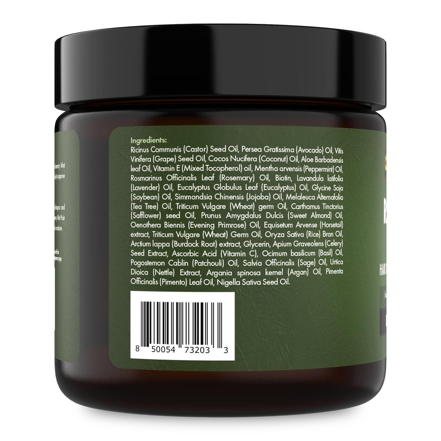 Sunny Isle ingredients with Jamaican Black Castor Oil and biotin highlighting strength benefits