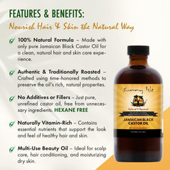 Sunny Isle pouring oil into hand for precise moisturizing control